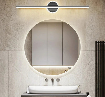 Applique murale LED moderne – Bande lumineuse noir ou or