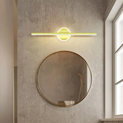 Applique murale LED moderne – Bande lumineuse noir ou or