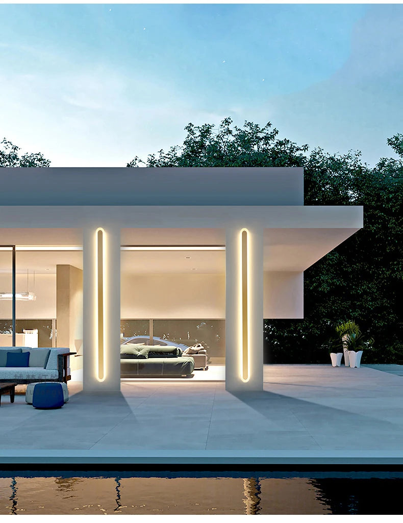 Applique murale LED IP54 moderne – Résistante et raffinée