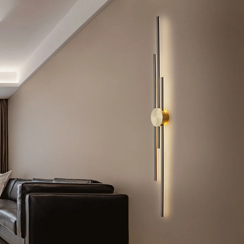Applique murale LED longiligne en aluminium – Design moderne