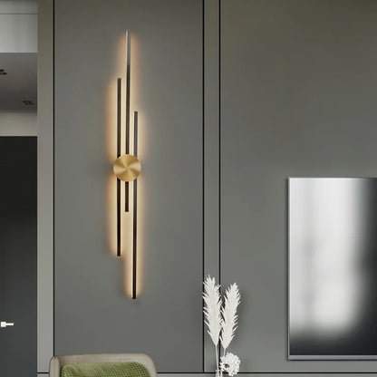 Applique murale LED longiligne en aluminium – Design moderne