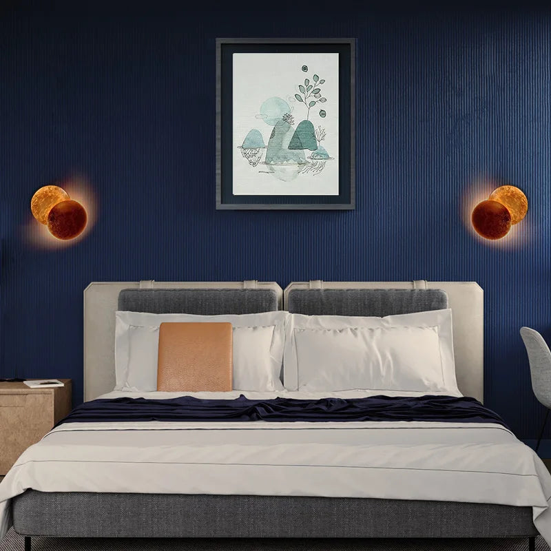 Applique murale ronde design éclipse – Éclairage moderne