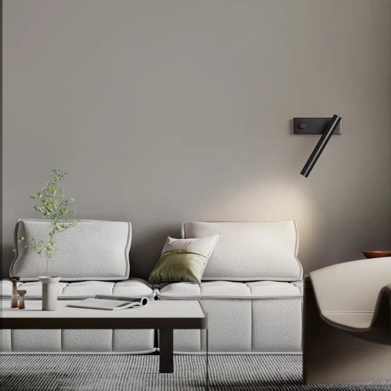 Applique murale en cuivre – Interrupteur rotatif