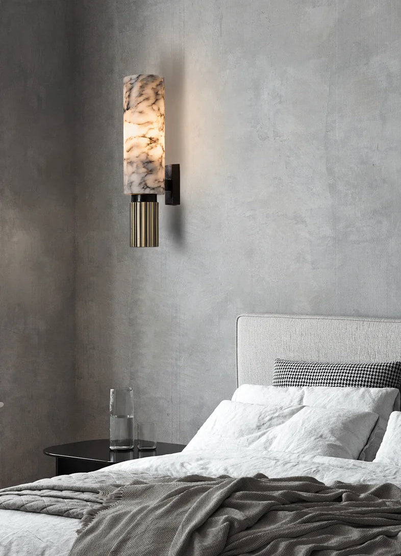 Applique murale en marbre LED – Design moderne