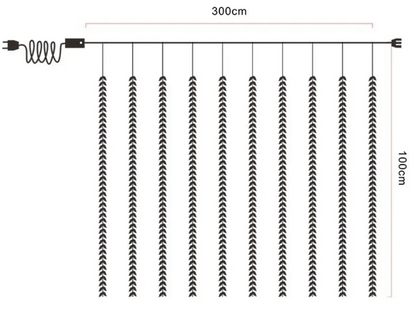 Guirlande LED feuilles d’érable USB – Décoration lumineuse naturelle