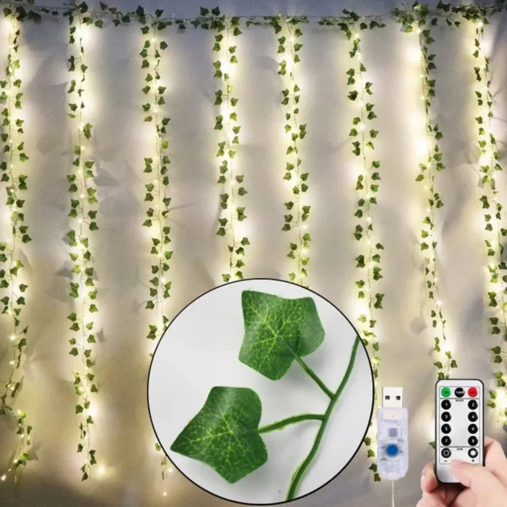 Guirlande LED feuilles d’érable USB – Décoration lumineuse naturelle
