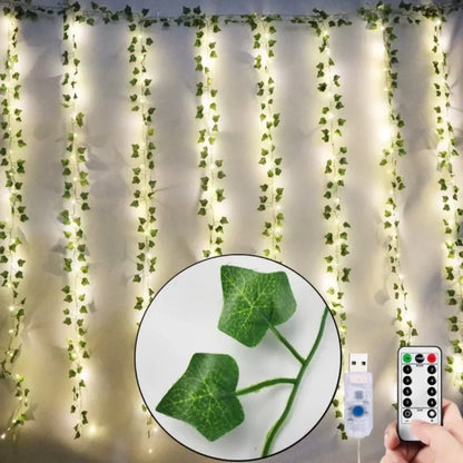 Guirlande LED feuilles d’érable USB – Décoration lumineuse naturelle