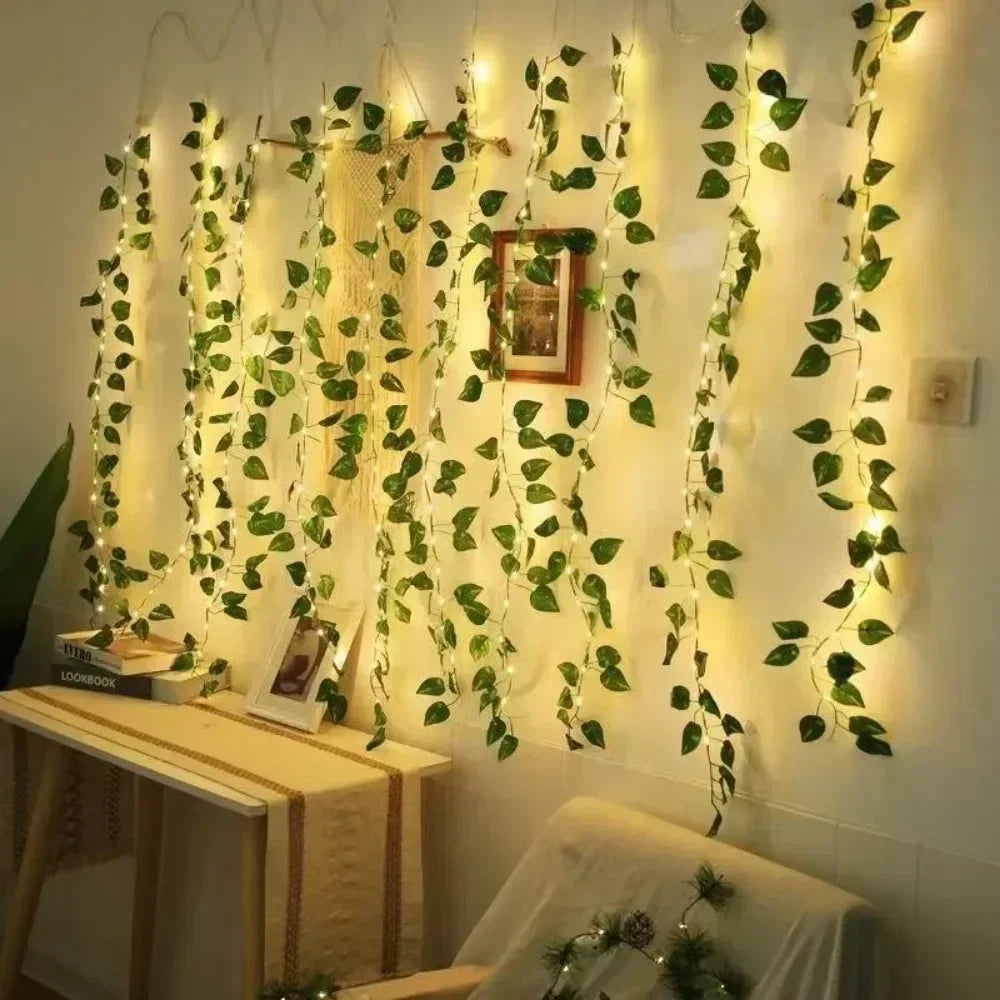 Guirlande LED feuilles d’érable USB – Décoration lumineuse naturelle