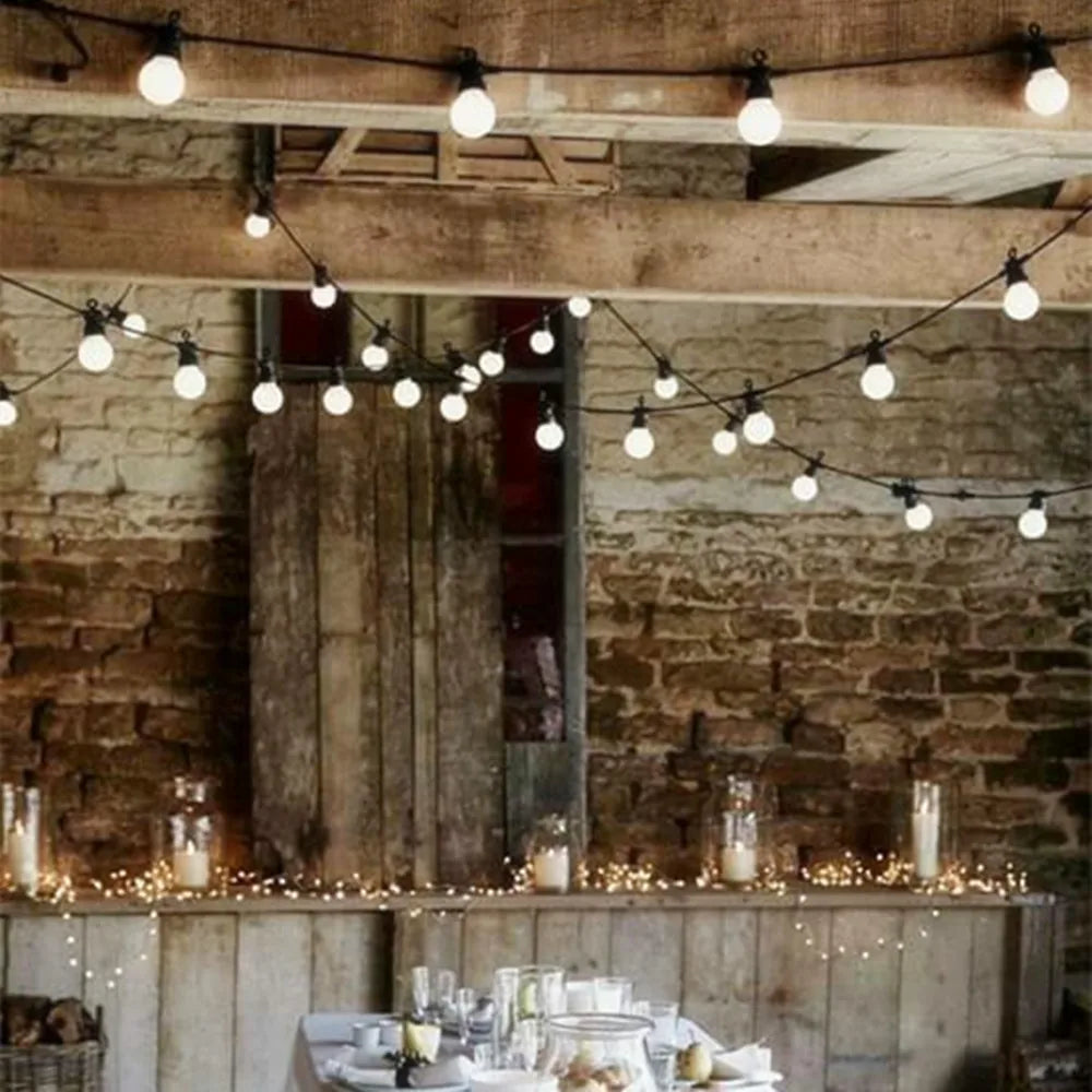 Guirlande lumineuse LED – Éclairage extérieur et fêtes
