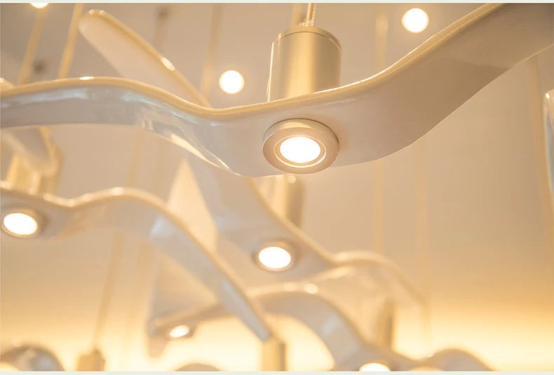 Lustre LED mouettes – Design nordique aérien