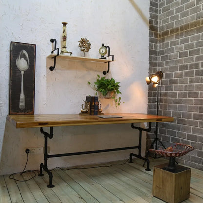 Lampadaire industriel trépied vintage – Style rétro