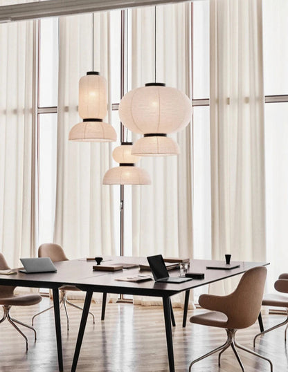 Lampe suspendue japonaise en papier de riz – Lanterne élégante