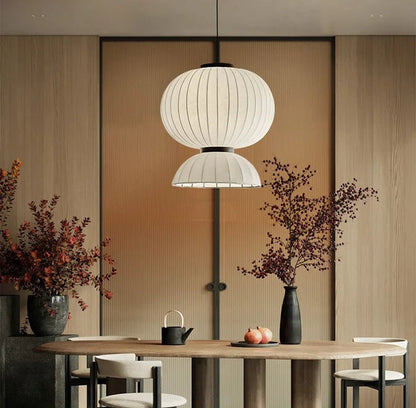 Lampe suspendue japonaise en papier de riz – Lanterne élégante