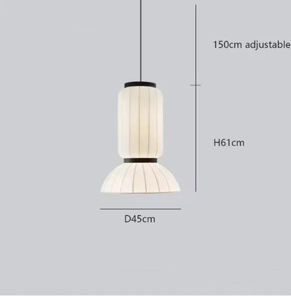 Lampe suspendue japonaise en papier de riz – Lanterne élégante