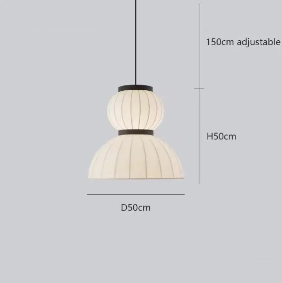 Lampe suspendue japonaise en papier de riz – Lanterne élégante