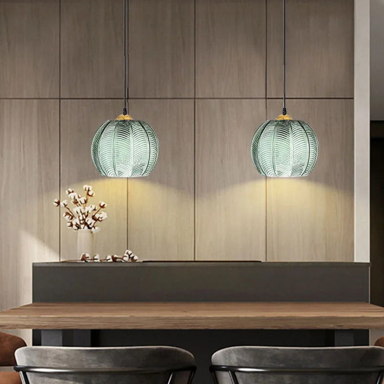 Suspension boule en verre – Luminaire décoratif