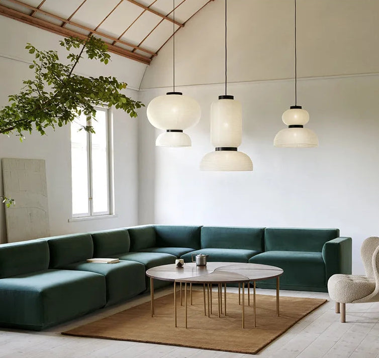 Lampe suspendue japonaise en papier de riz – Lanterne élégante