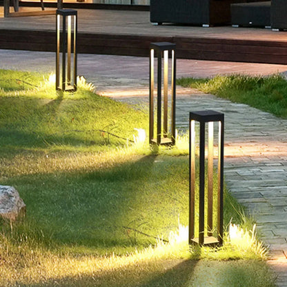 Lampe de jardin en aluminium étanche – Pilier lumineux extérieur
