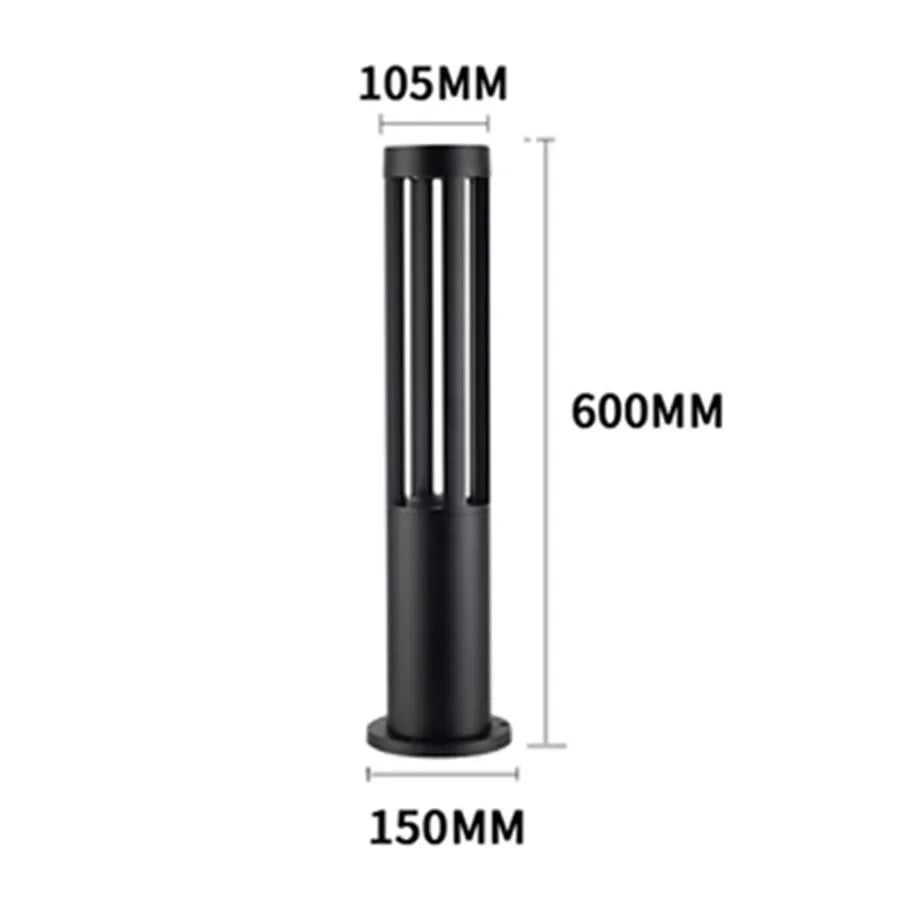 Lampe de jardin en aluminium étanche – Pilier lumineux extérieur