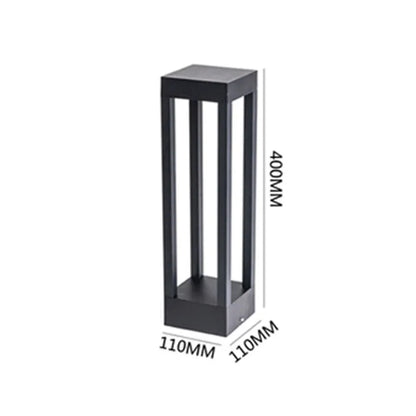 Lampe de jardin en aluminium étanche – Pilier lumineux extérieur