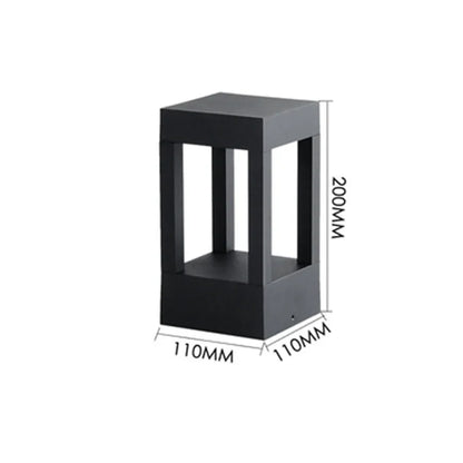 Lampe de jardin en aluminium étanche – Pilier lumineux extérieur