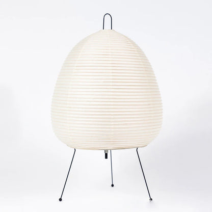 Lampe de table japonaise Akari – Papier de riz sur trépied