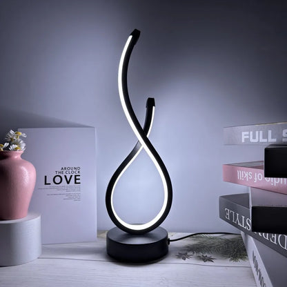 Lampe de table LED art déco – Design tactile créatif