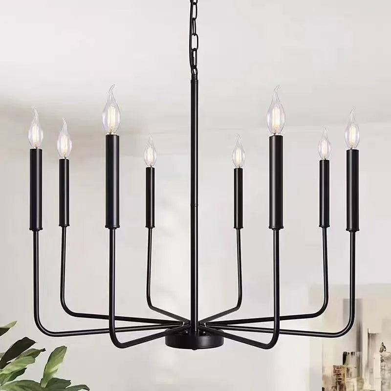 Lustre industriel rétro LED – Design moderne élégant