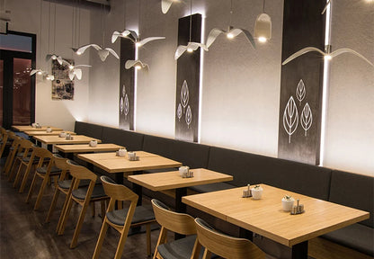 Lustre LED mouettes – Design nordique aérien