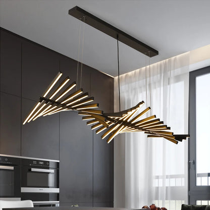 Lustre spirale design contemporain – Luminaire moderne