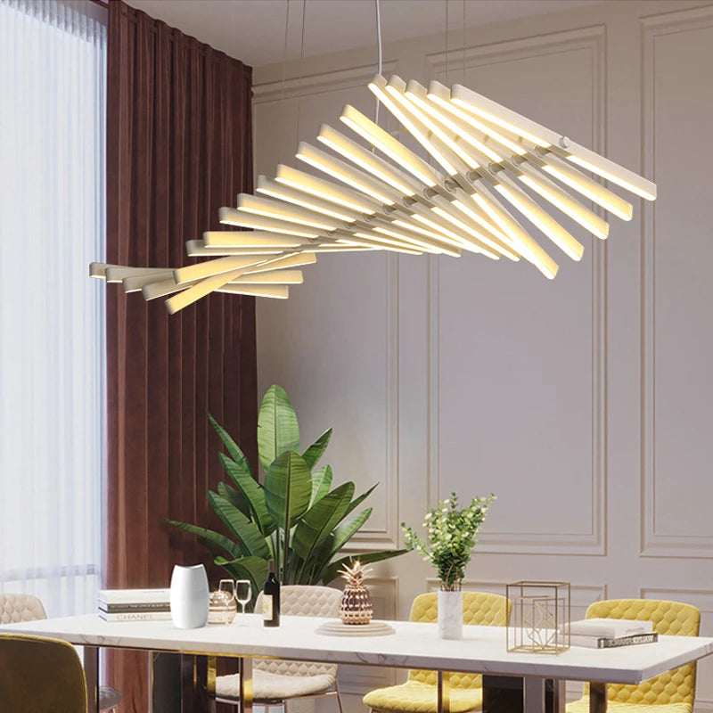 Lustre spirale design contemporain – Luminaire moderne