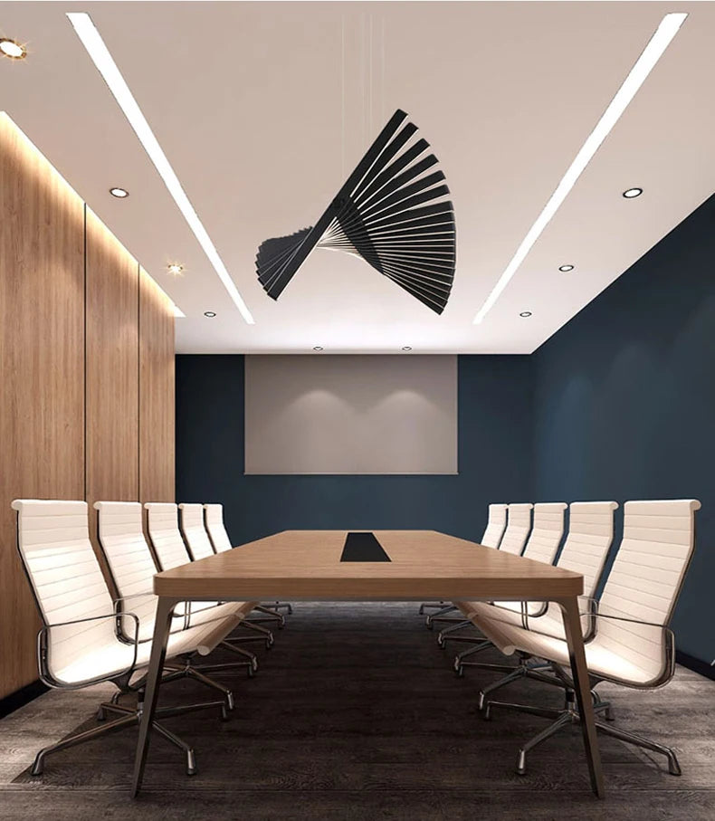 Lustre spirale design contemporain – Luminaire moderne