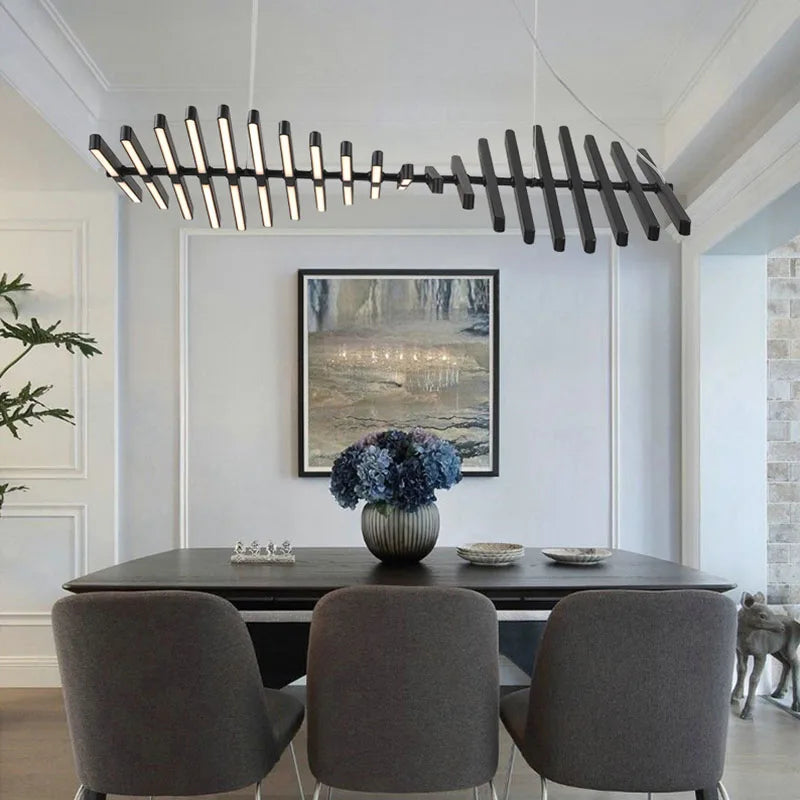 Lustre spirale design contemporain – Luminaire moderne