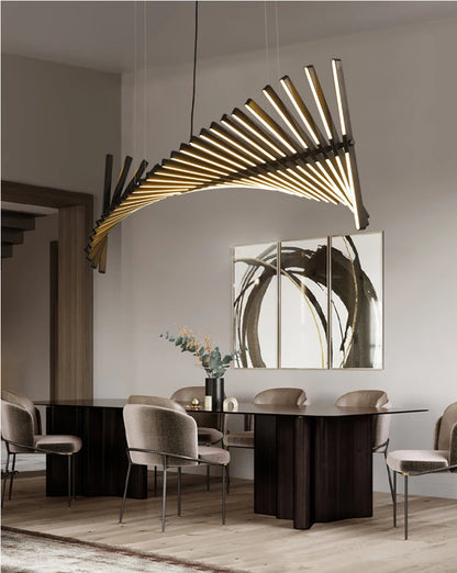 Lustre spirale design contemporain – Luminaire moderne