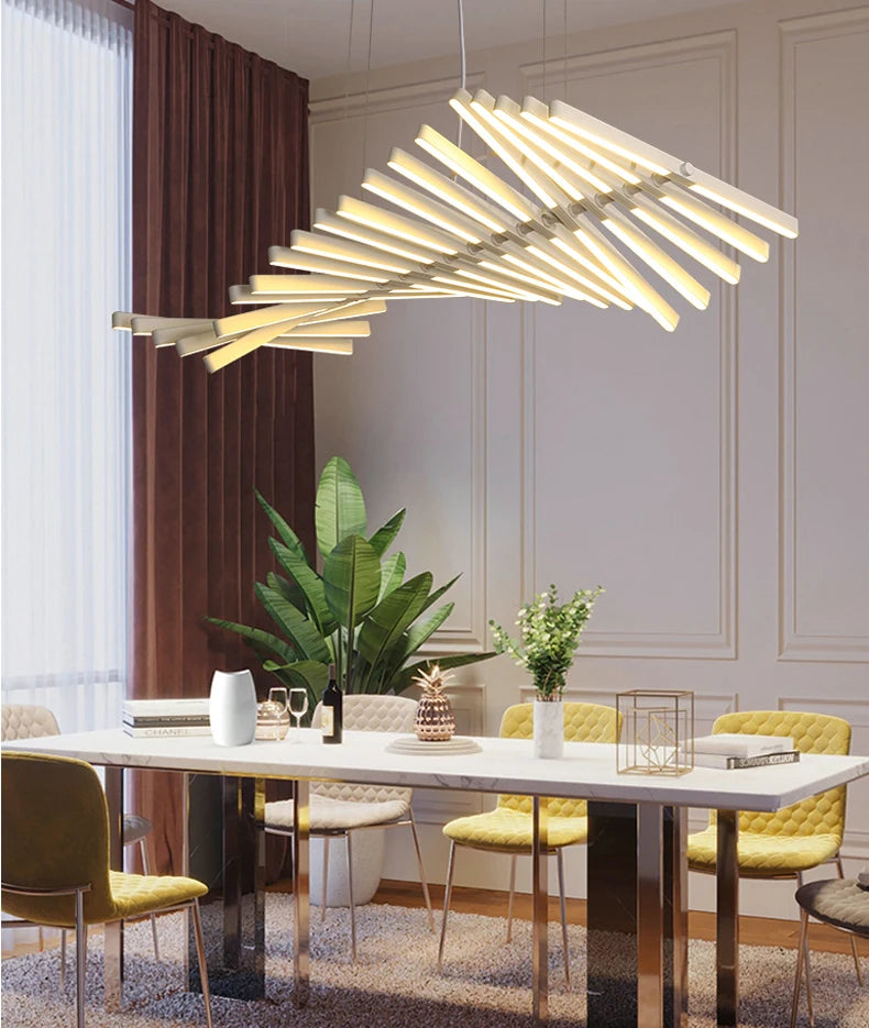 Lustre spirale design contemporain – Luminaire moderne
