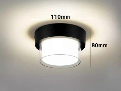 Plafonnier LED extérieur carré étanche IP65 – Éclairage moderne