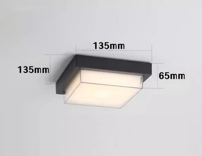 Plafonnier LED extérieur carré étanche IP65 – Éclairage moderne