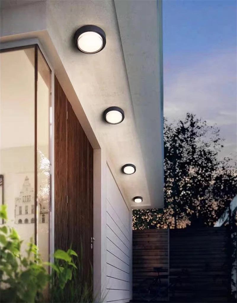 Plafonnier LED extérieur carré étanche IP65 – Éclairage moderne