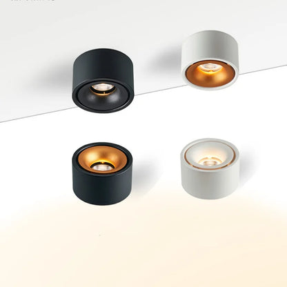 Plafonnier spot LED rond – Éclairage directionnel