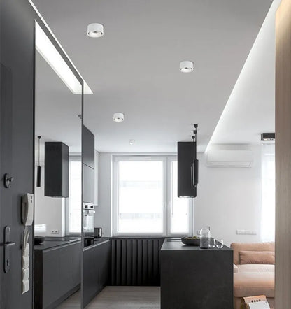 Plafonnier spot LED rond – Éclairage directionnel