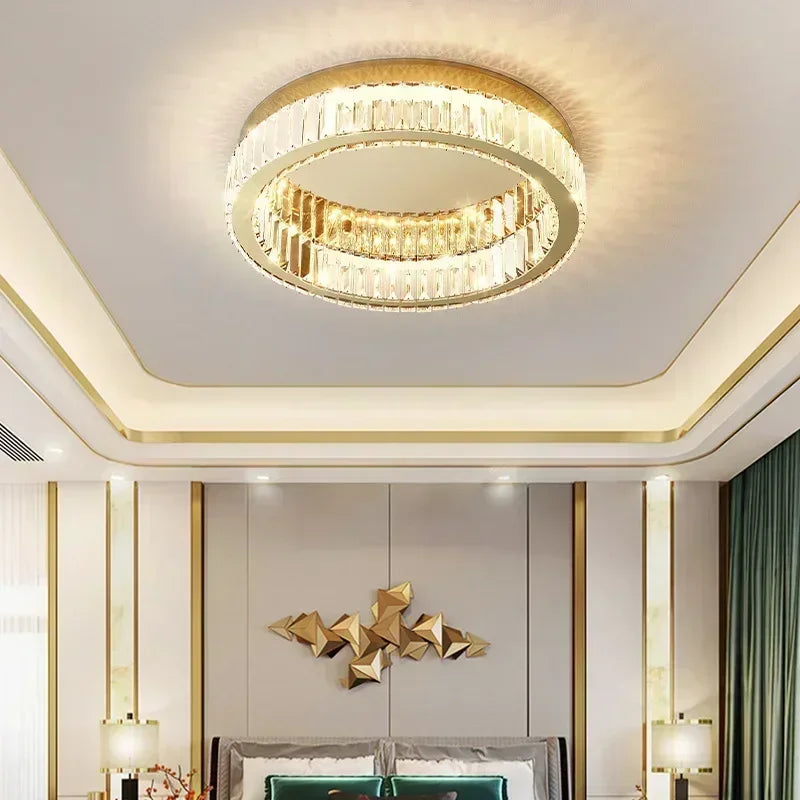 Plafonnier en cristal LED – Design moderne