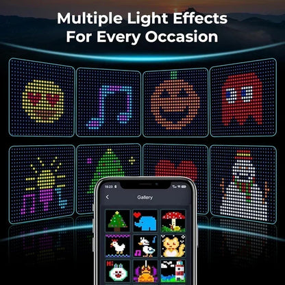 Rideau LED RGB intelligent – Animation texte & synchronisation musicale