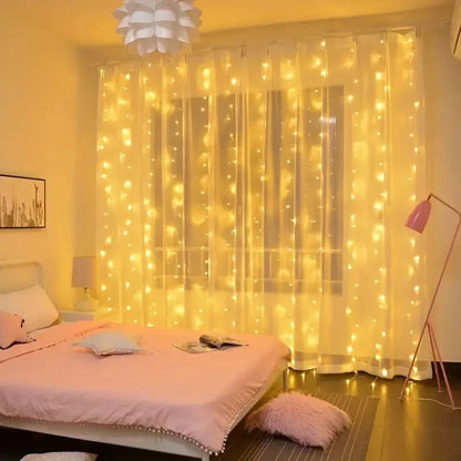Rideau LED lumineux USB – Décoration féérique