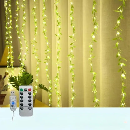Guirlande LED feuilles d’érable USB – Décoration lumineuse naturelle