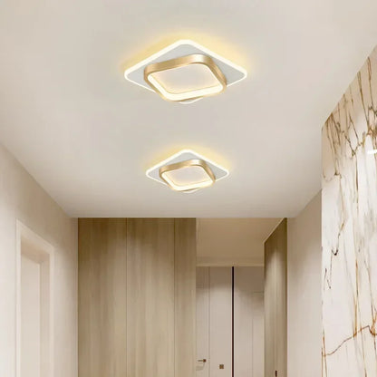 Plafonnier LED moderne noir ou doré – Design élégant