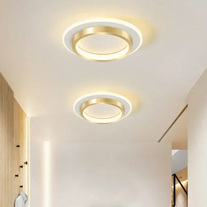 Plafonnier LED moderne noir ou doré – Design élégant