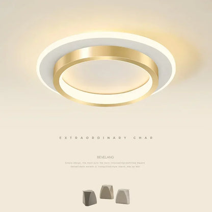 Plafonnier LED moderne noir ou doré – Design élégant