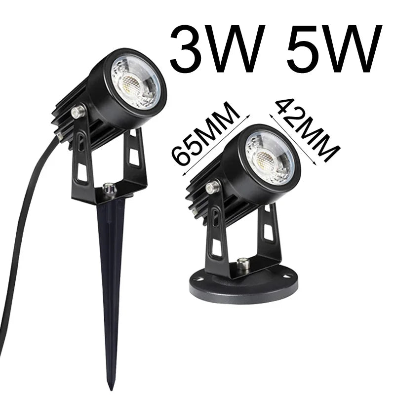 Spot LED extérieur étanche IP65 – Éclairage jardin et paysage