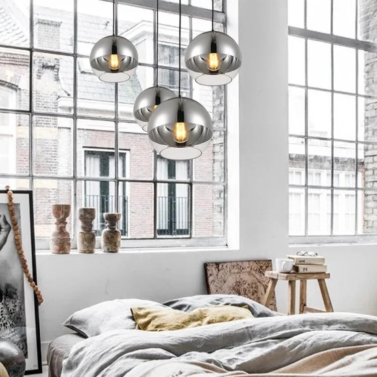 Suspension boule en verre design – Lustre moderne élégant