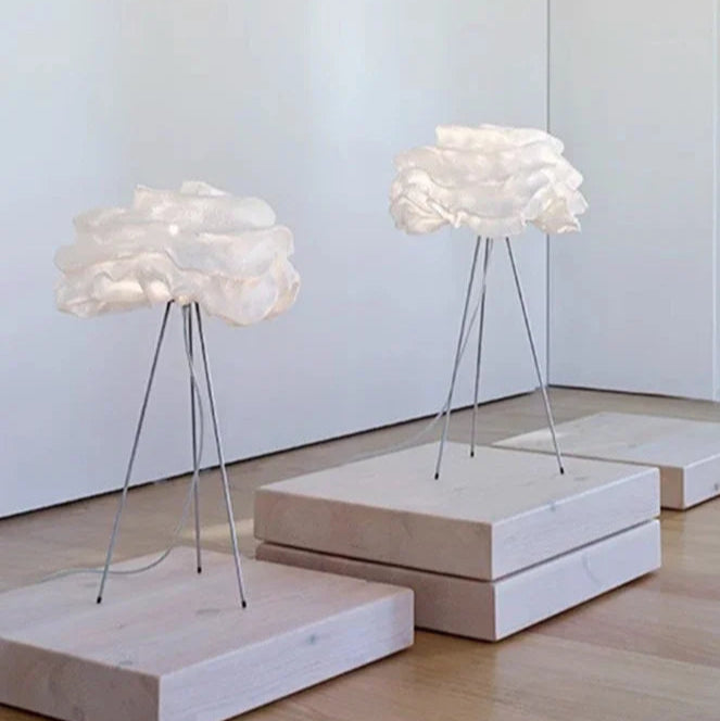 Suspension nuage design en chrome – Luminaire moderne